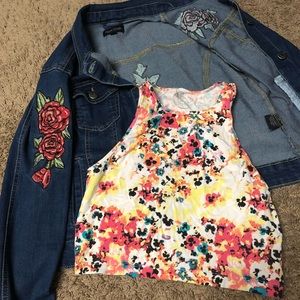 Vibrant colored crop top!